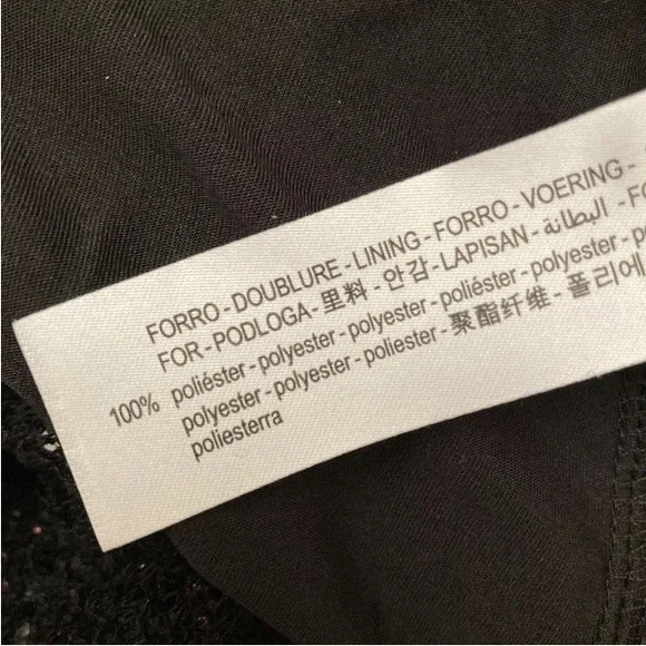 Zara Limited Edition Black Midi Embellished dress. NWOT size M/L - Picture 15 of 16